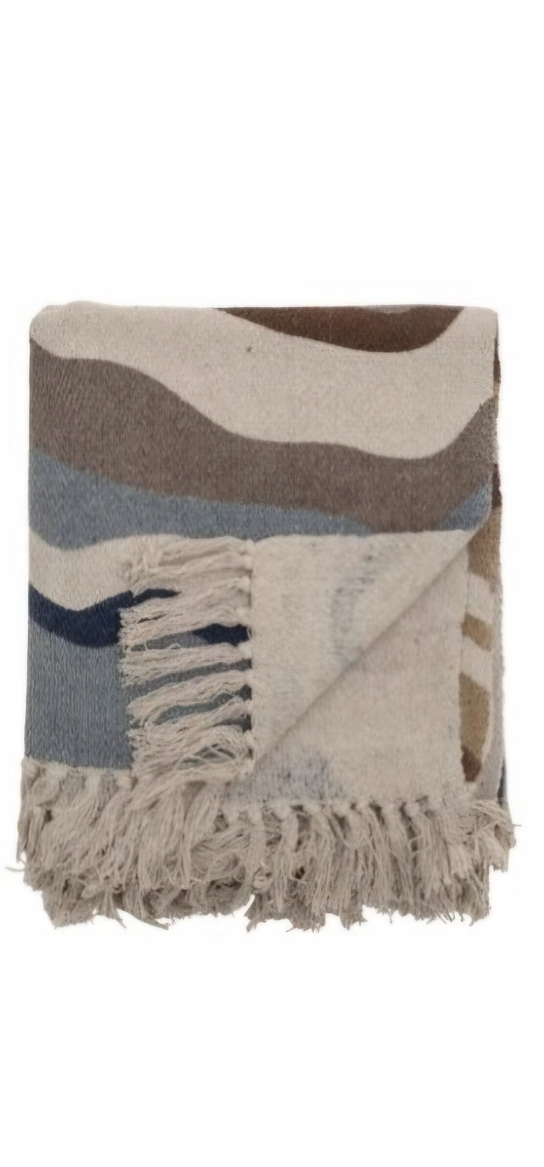 Stephania Plaid, Brun, Genanvendt Bomuld