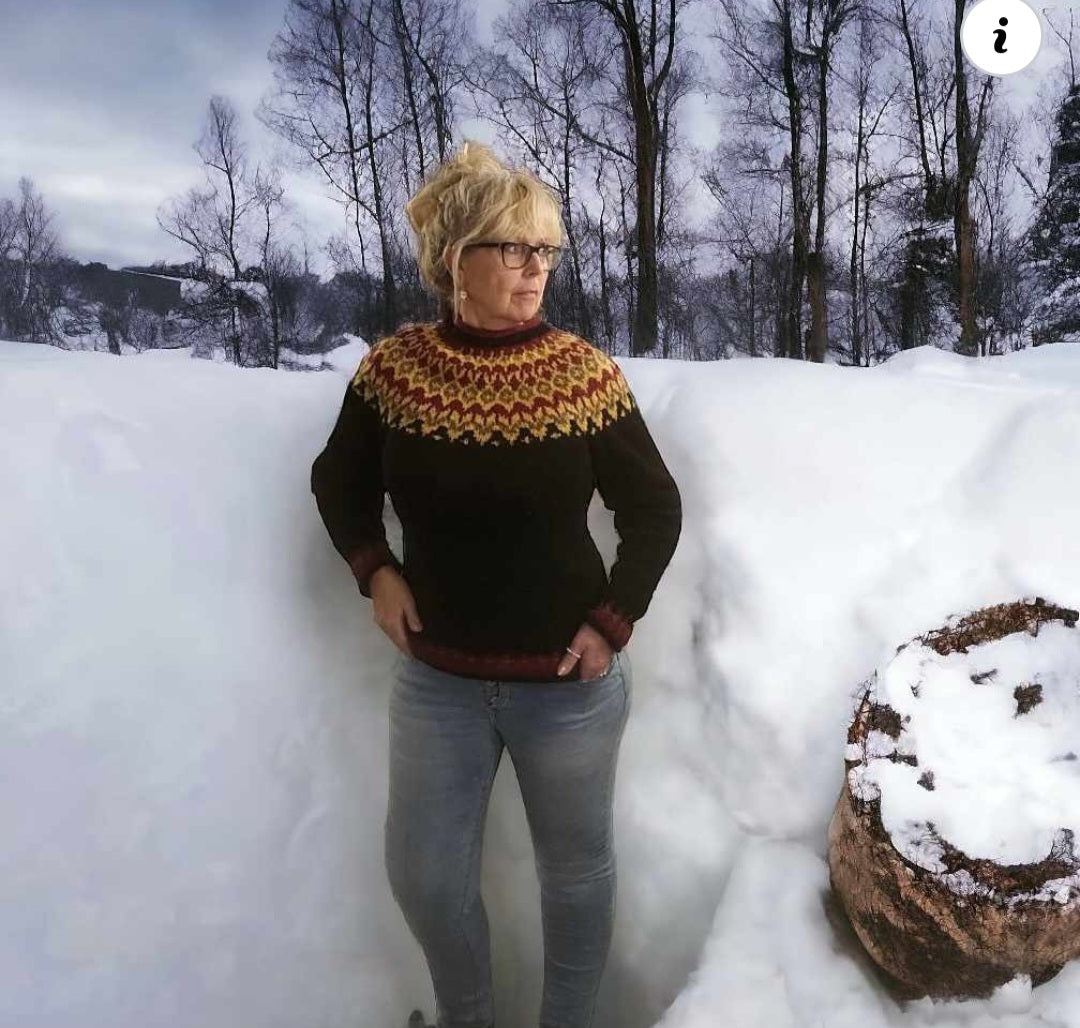 Islandsk Sweaters  Håndstrikket