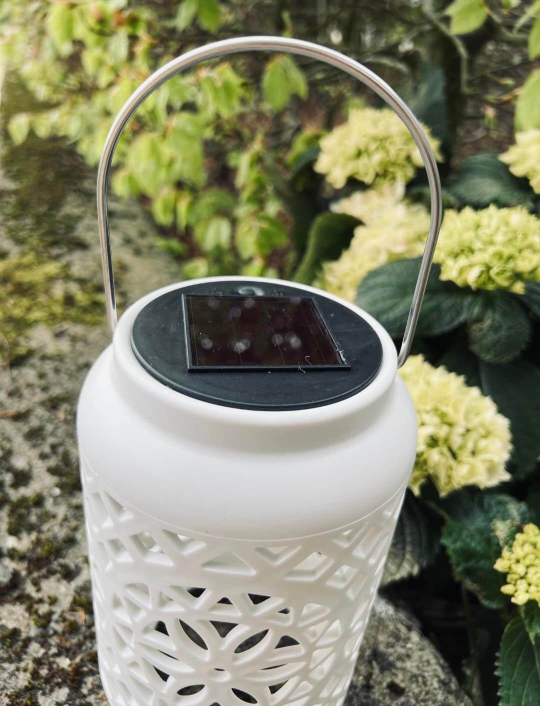 Lanterne Med Solceller WHITE BOHEME