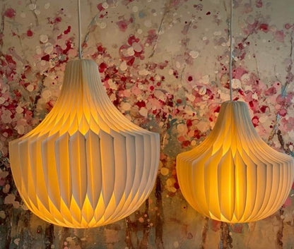 Loftlampe Akira 2 Størrelser Cream Tilbud