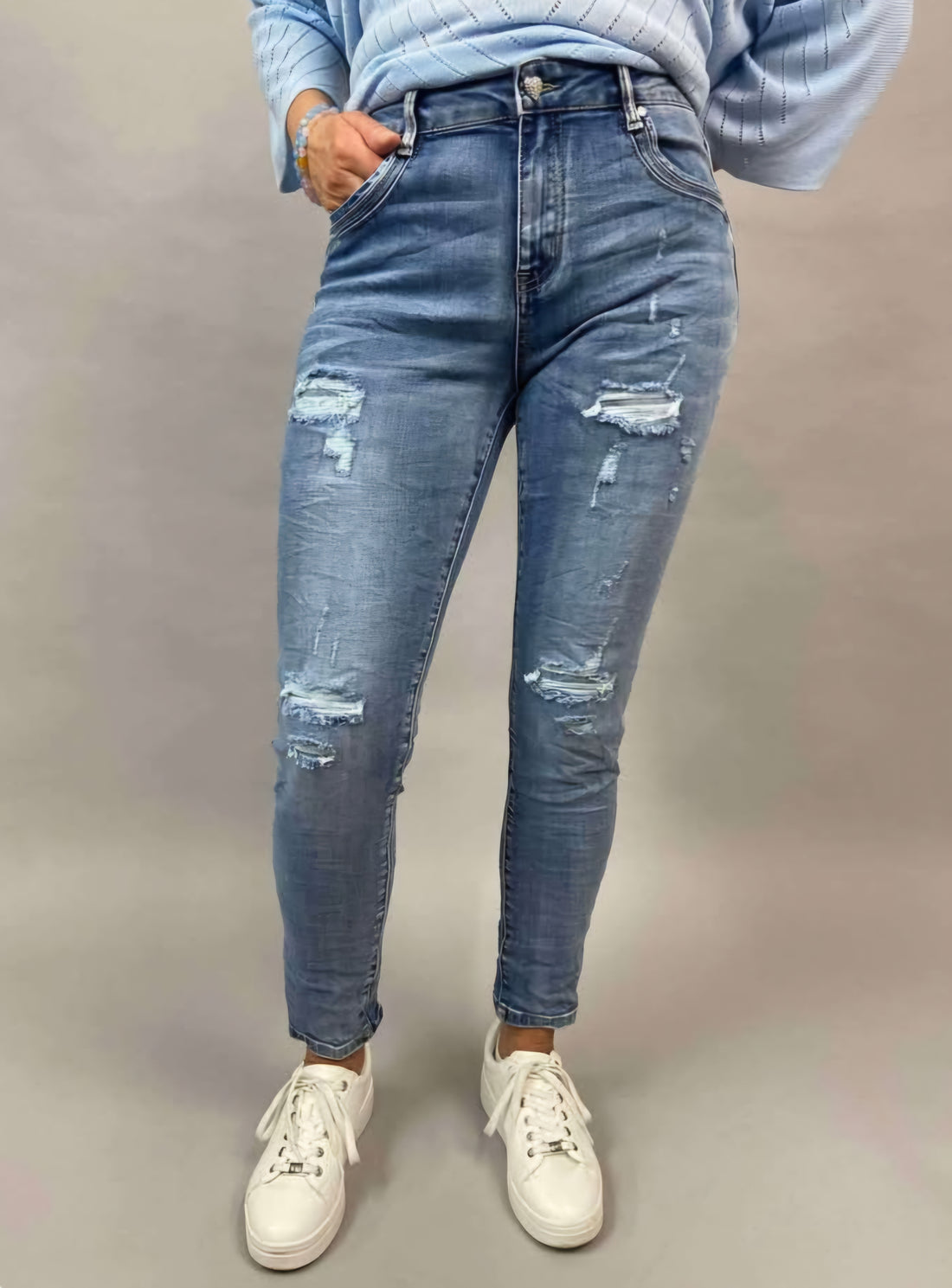MIX BY HEART,  jeans med masser af strech - tøj